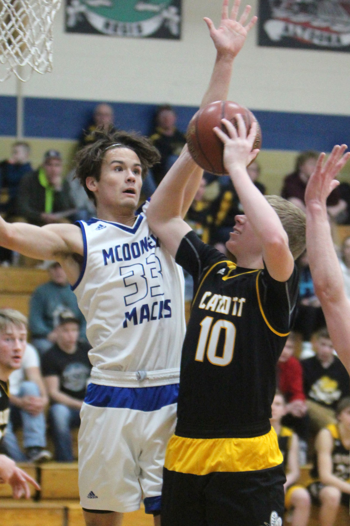 Cadott at McDonell boys basketball 1-15-19